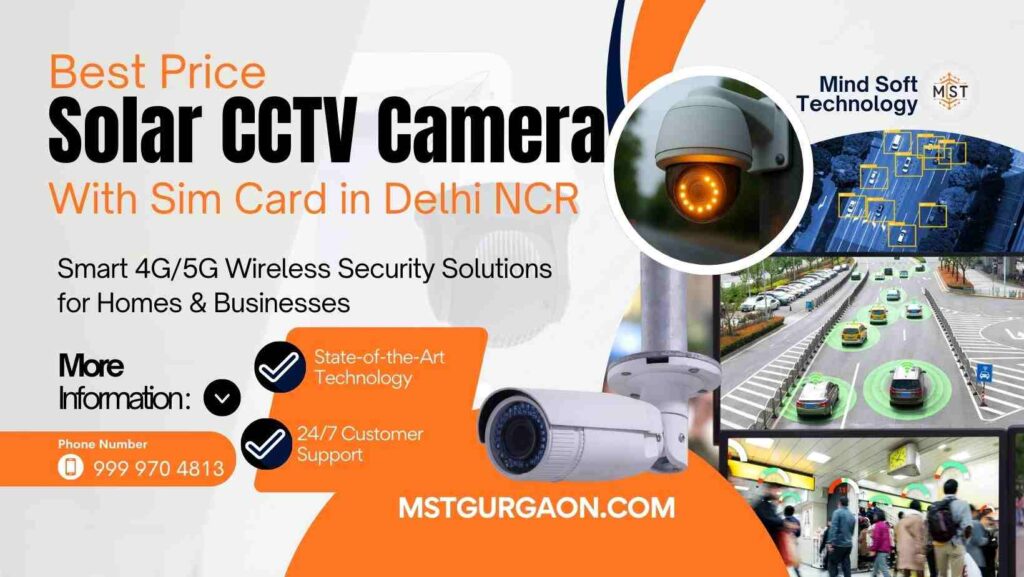 Best Price Solar CCTV Camera With Sim Card in Delhi NCR
