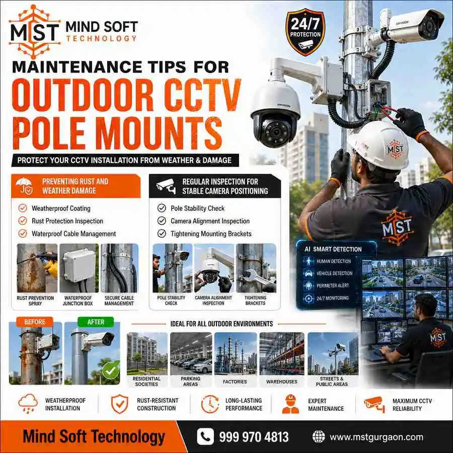 Best CCTV Camera Mounting Poles for Outdoor Security 3 Maintenance Tips for Outdoor CCTV Pole Mounts