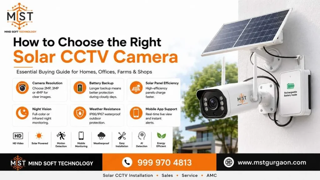 How to Choose the Right Solar CCTV Camera