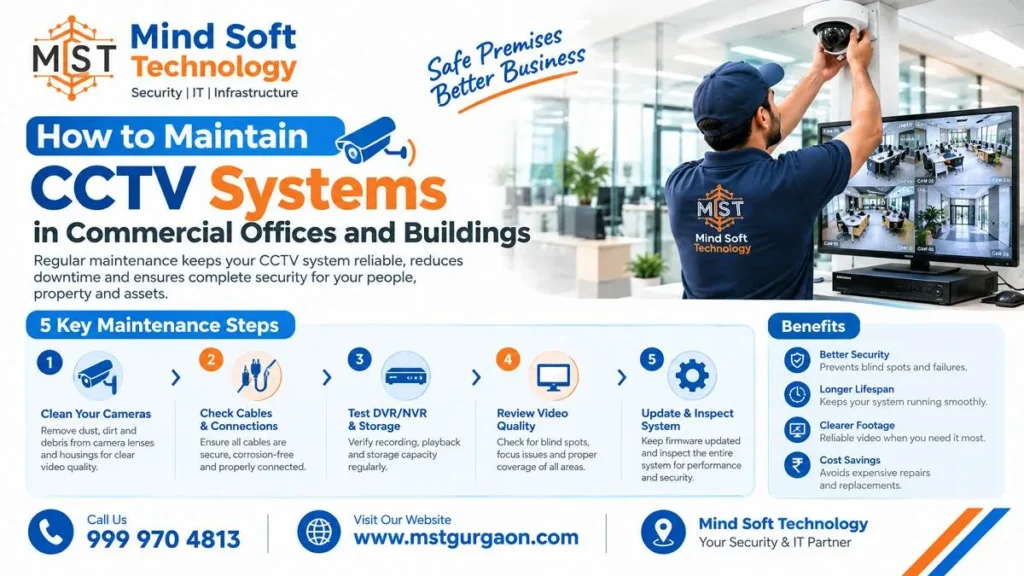 How to Maintain CCTV Systems in Commercial Offices and Buildings