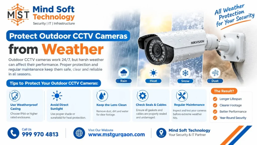 Protect Outdoor CCTV Cameras from Weather